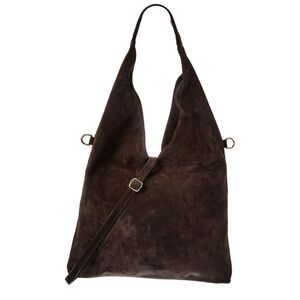 Isabella Rossetti Chloe Suede Tote, Brown